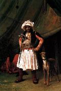 Jean Leon Gerome Bashi-Bazouk and his Dog Norge oil painting reproduction